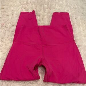 Lululemon Athletica Vibrant Pink Leggings